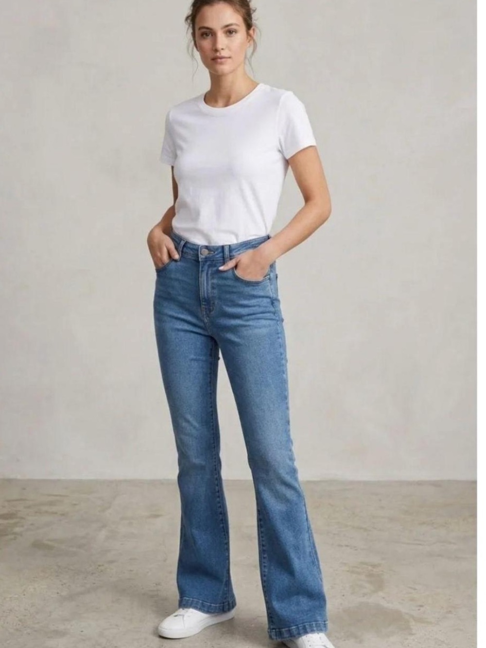 Kenzie Vintage Luxe The Savannah High Rise Flare Jeans Size 10/30